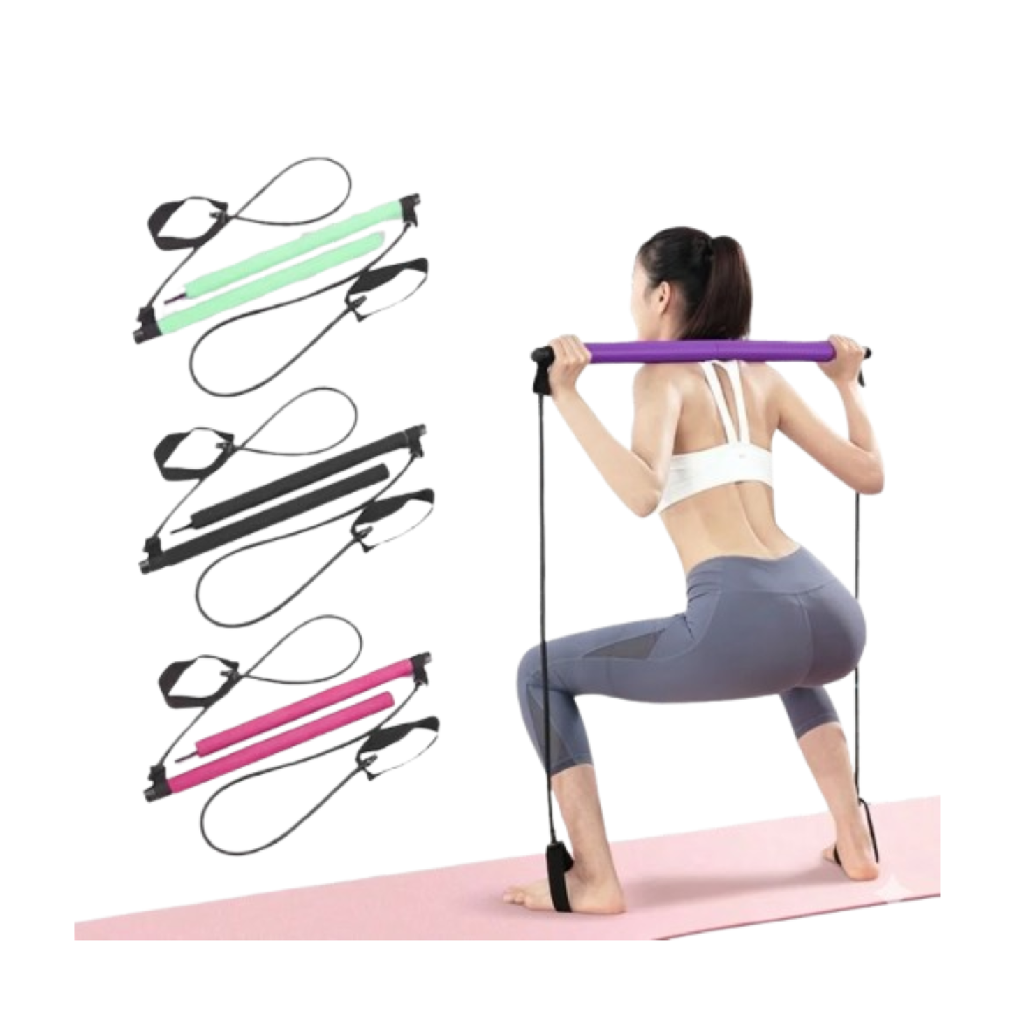 Barra pilates multifuncional